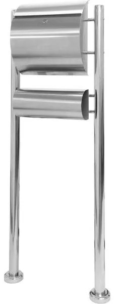 Tuin 1258 Poštová schránka nerez 144 cm so stojanom