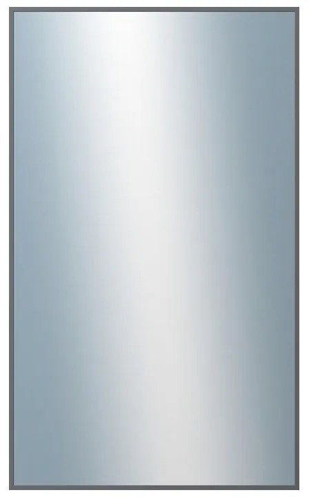 DANTIK - Zrkadlo v rámu, rozmer s rámom 60x100 cm z lišty Hliník platina (7003019)