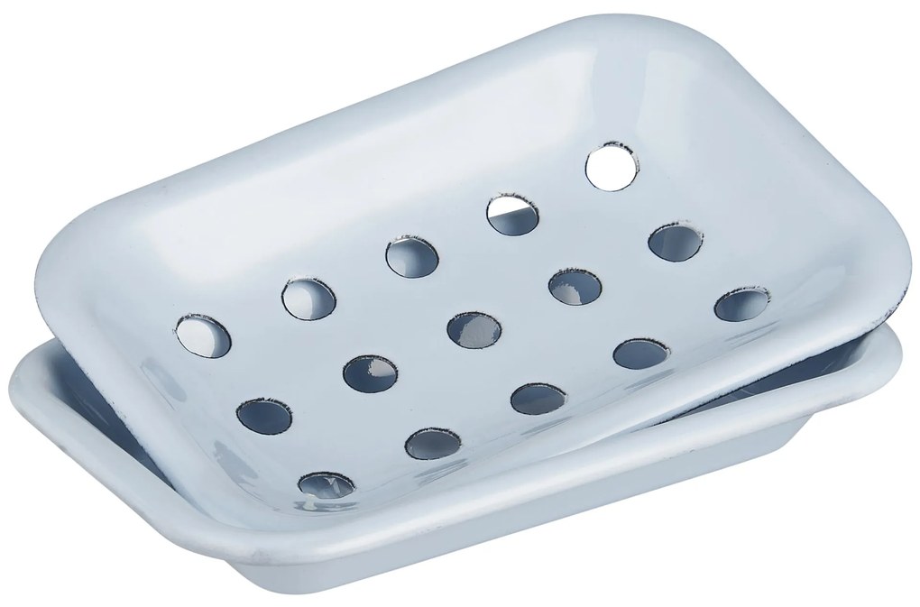 Ib Laursen Smaltovaná mydelnička Light Blue