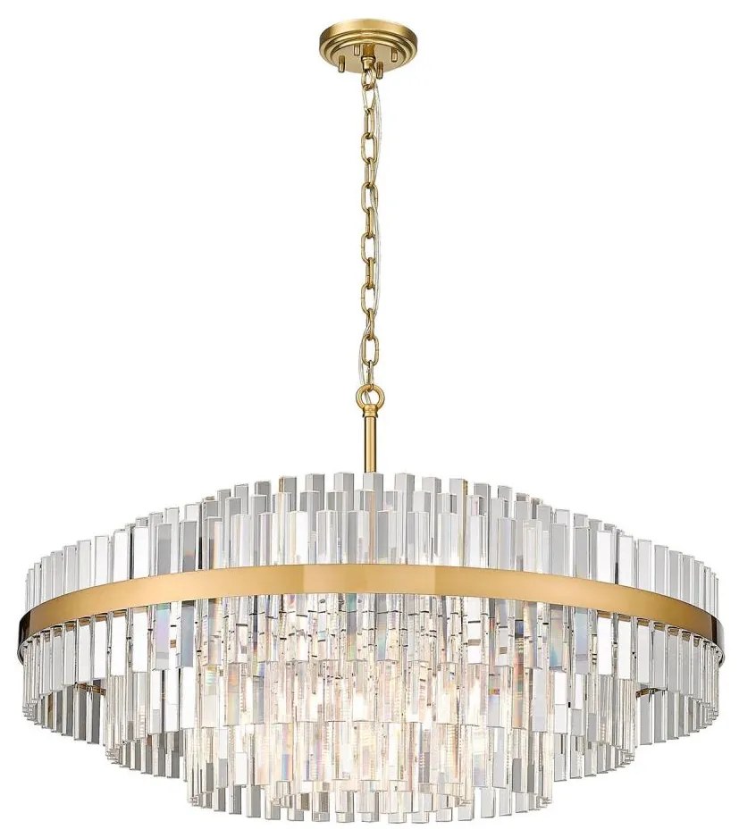 Zuma Line P0567-16A-2GAC - Luster na reťazi CONSTANTINOPLE 16xG9/28W/230V zlatá