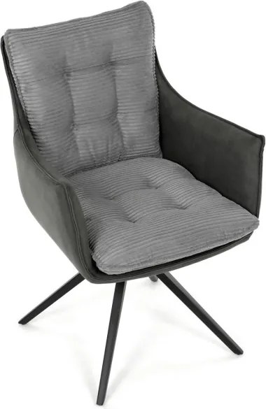 Jedálenská stolička sivá DCH-D1345 GREY2