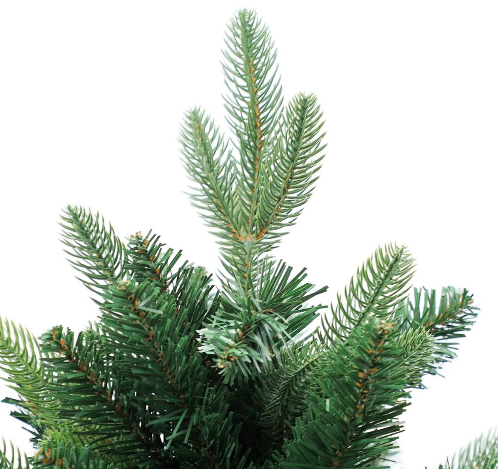 Umelý vianočný stromček FROST, 150cm, zelená Casaria