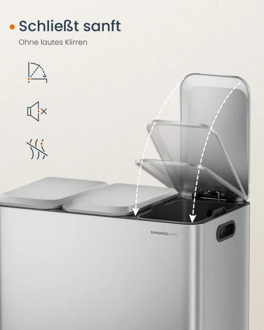 Recyklačný odpadkový kôš LTB740E45