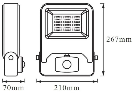Ledvance - LED Reflektor so senzorom ENDURA LED/50W/230V IP44