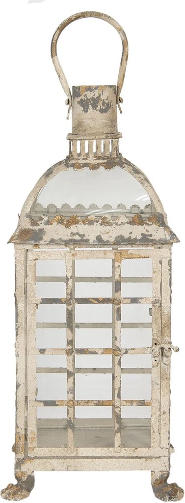 Veľká kovová lampáš vo vintage štýle Adolphe - 22 * 22 * 48 cm