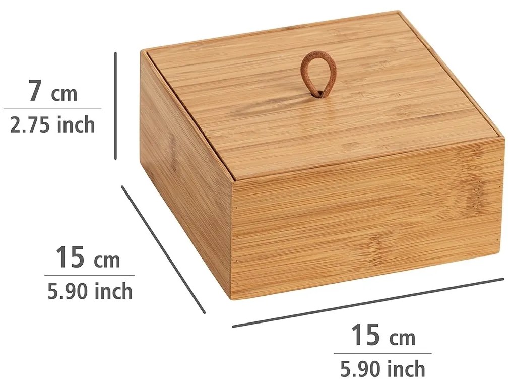 Bambusové organizéry WENKO 15 x 4,5 x 10 cm