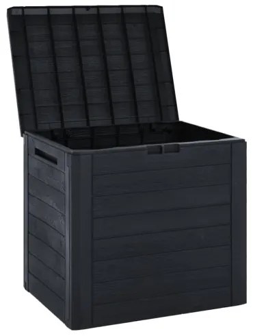 vidaXL Záhradný úložný box antracitový 58,5x46x55 cm polypropylénový-