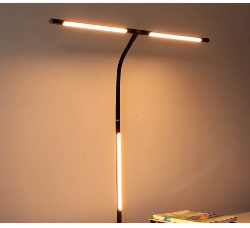 Stolná LED lampa NOX, svorka, diaľkové ovládanie