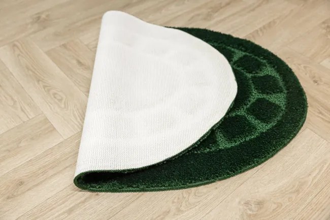 Kúpeľňový koberček Ocean fľaškovo zelený ovál