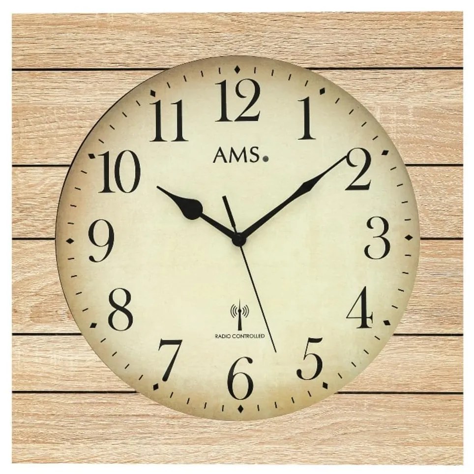 Moderné nástenné hodiny AMS 5551