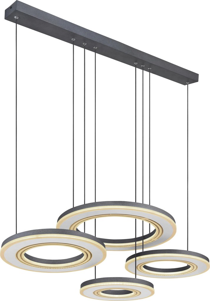XXXLutz ZÁVESNÉ LED SVIETIDLO, 100/50/120 cm - Interiérové svietidlá - 004558407202