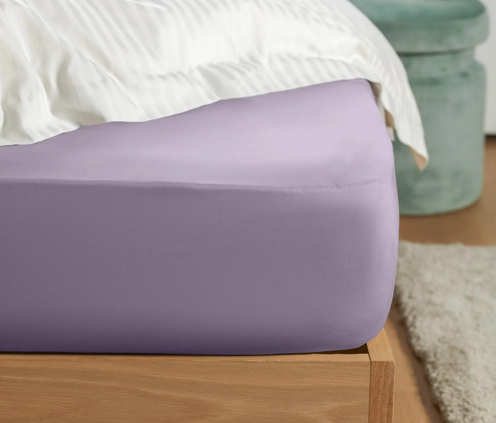 Džersejové napínacie prestieradlo, štandardná veľkosť, orgovánové