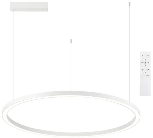 BRILAGI - stmievateľný LED luster na lanku PORTOFINO LED/60W/230V priemer 80 cm biela s diaľkovým ovládaním
