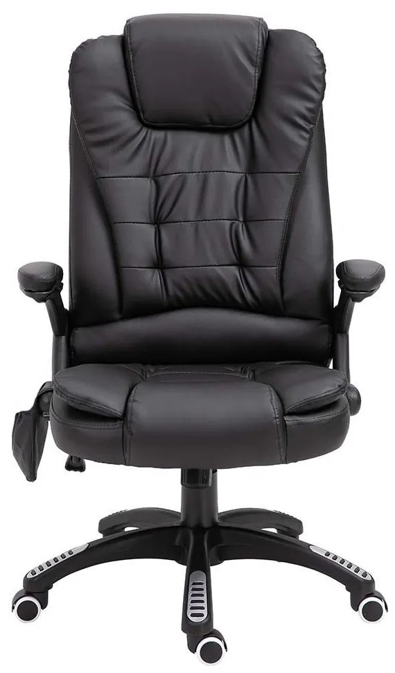 Kancelárske kreslo s funkciou masáže, 2 farby, čierna