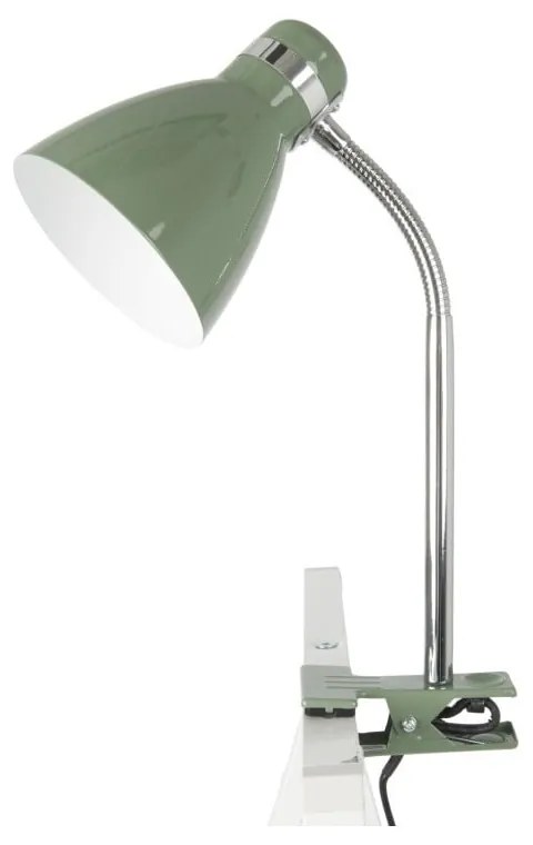 Zelená lampa so svorkou ETH Clip