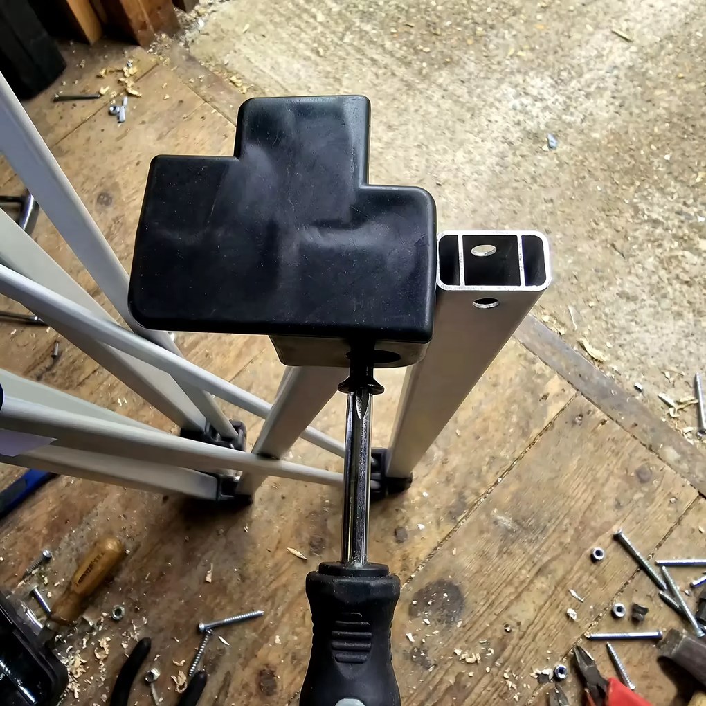 BRIMO Hliníkový Nožnicový stánok skladací bez stien | BRIMO Exclusive Alu 2x2 m - bez stien - Biela 32