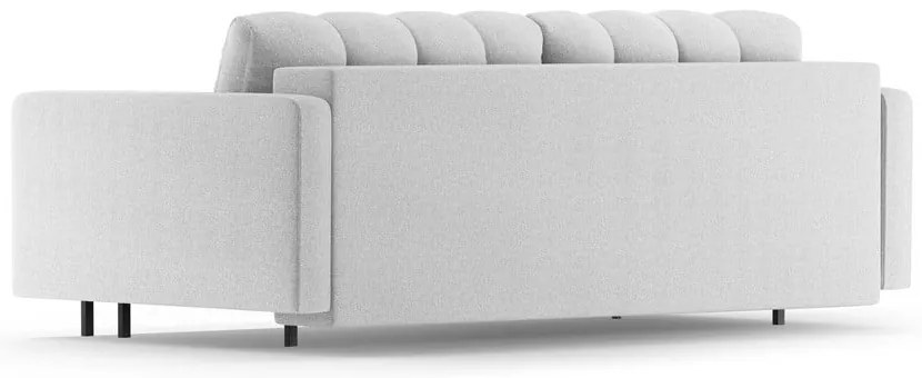 Svetlosivá rozkladacia/s úložným priestorom pohovka 222 cm Bali – Cosmopolitan Design
