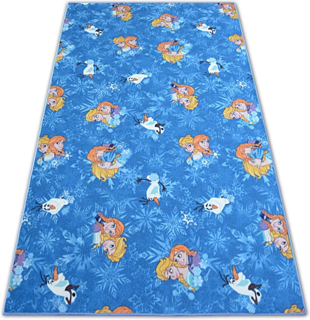 3kraft Dětský koberec FROZEN modrý
