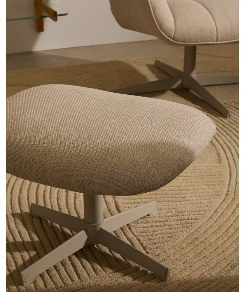 Béžová podnožka Jaspe – Kave Home