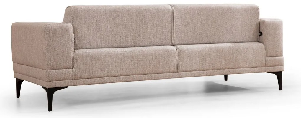 Třímístná rozkládací pohovka Horizon 230 cm světle hnědá