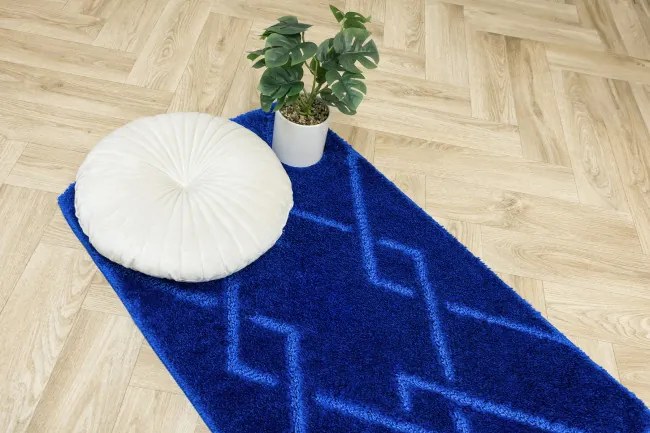 Kúpeľňový koberček MORENO modrý
