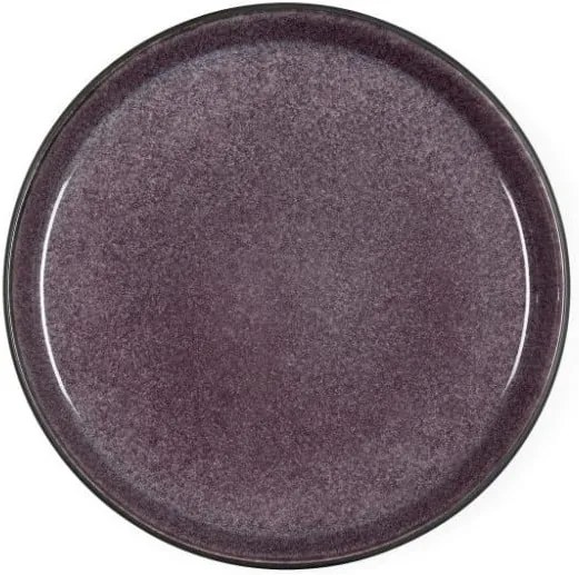 Slivkovofialový kameninový dezertný tanier Bitz Mensa, priemer 21 cm