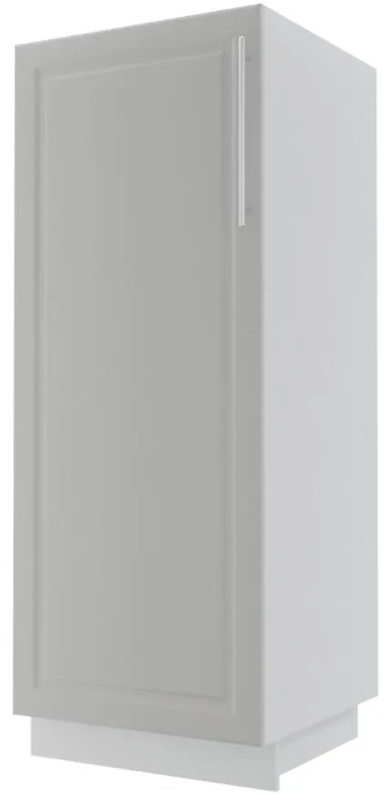 Kuchynská skrinka Emporium D5D/60/154 light grey stone/biela