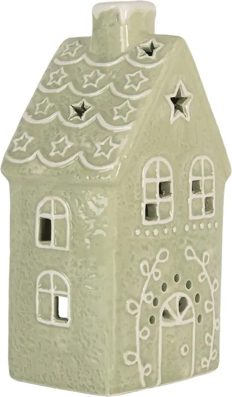 Perníková chalúpka na čajovú sviečku Gingerbread Cott - 11*9*21 cm
