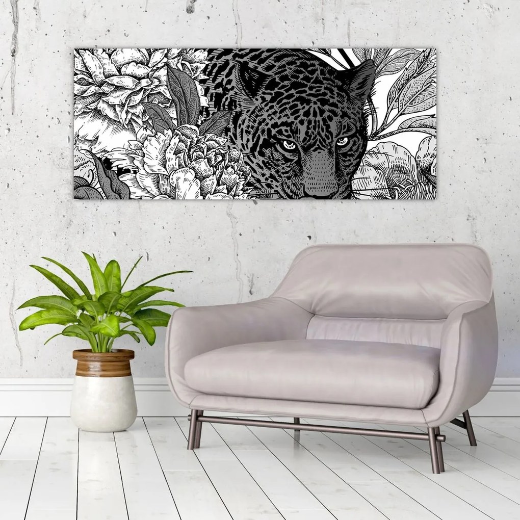 Obraz - Exotická záhrada (120x50 cm)