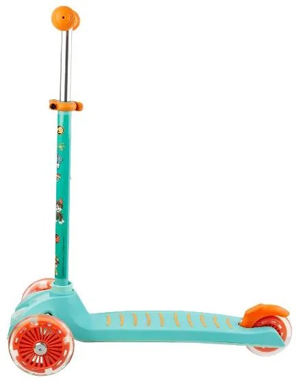 Kolobežka s LED kolieskami (tyrkysová) (100389551)