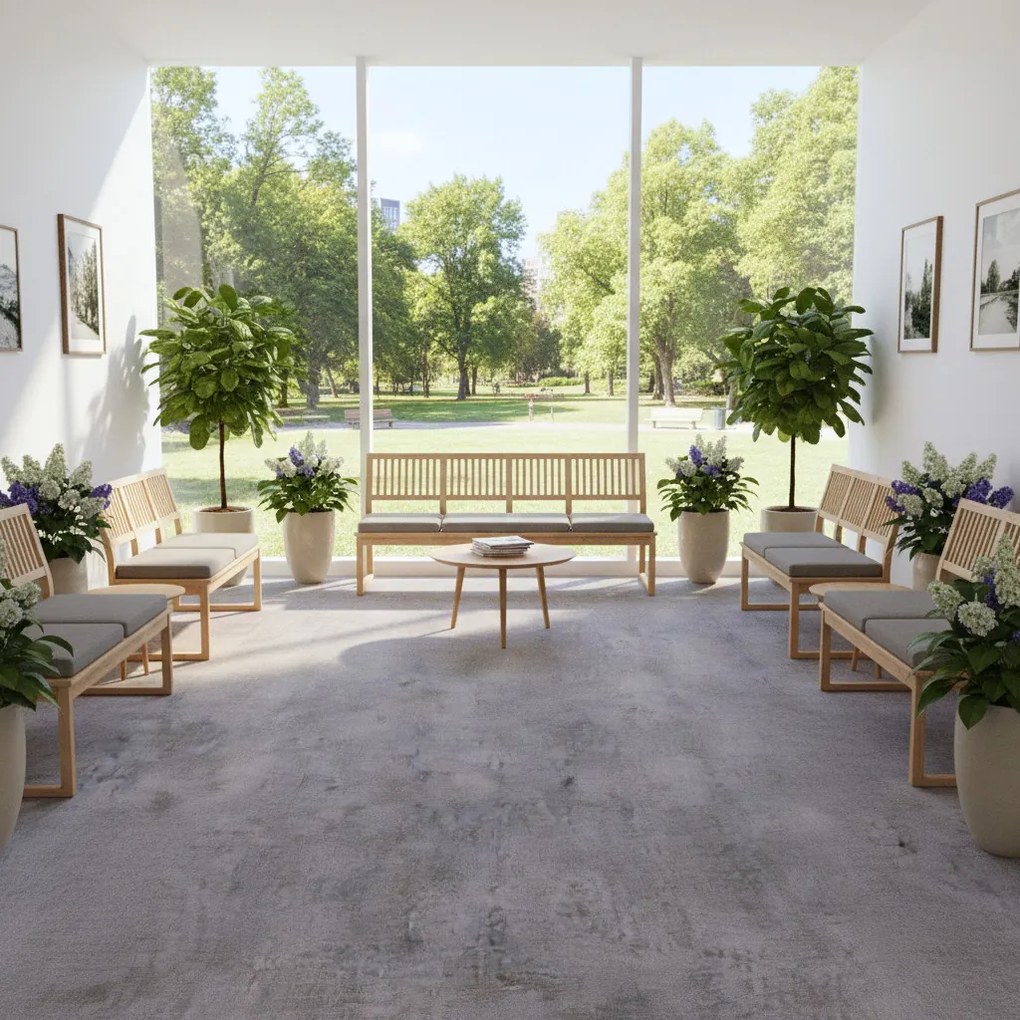 Gerflor, PVC podlaha - lino AladinTex Ultra 2218 Rough taupe, na mieru, šíře 4m, šedá, filc, chodba / predsieň