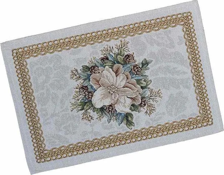 Gobelínový obrus Zlaté Vianoce 33 × 45 cm