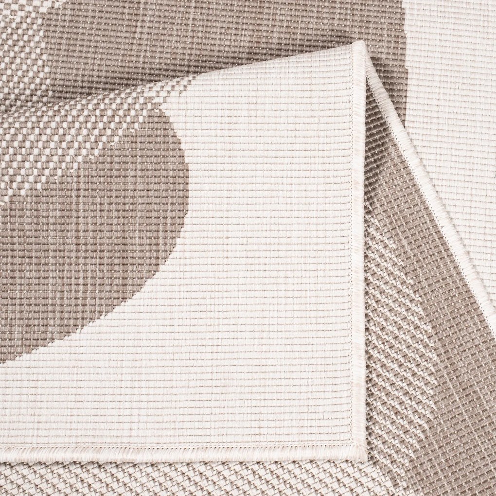 Dekorstudio Obojstranný koberec na terasu DuoRug 5835 - béžový Rozmer koberca: 200x290cm