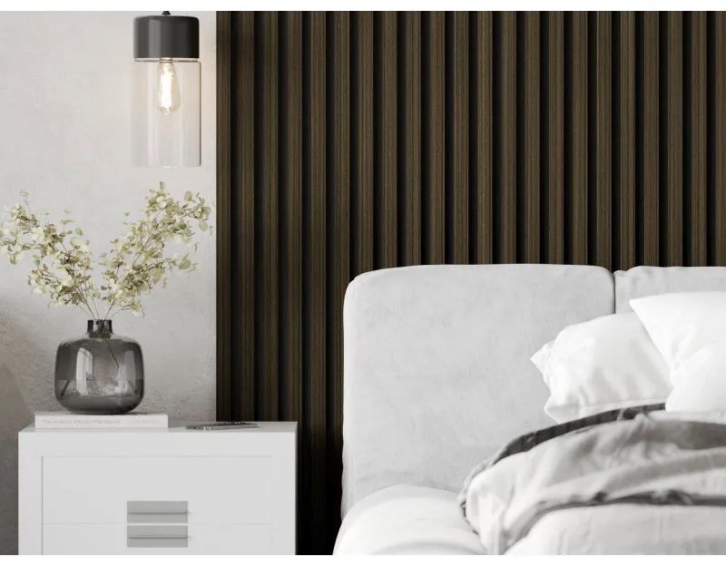 Mexen Lam-B, akustické stenové lamely 275 × 30 cm, HDF doska 4 mm, technická dyha, eben kráľovský, S100-275307-3015-020