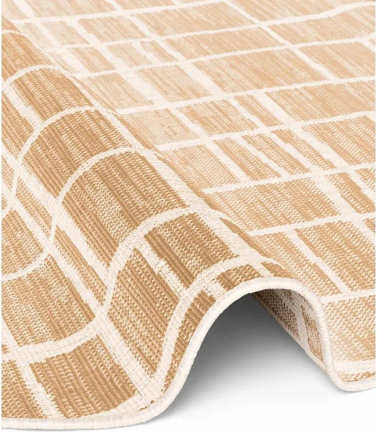 Krémový/v prírodnej farbe okrúhly vnútorný a vonkajší koberec ø 200 cm Haringey Crouch – Ted Baker