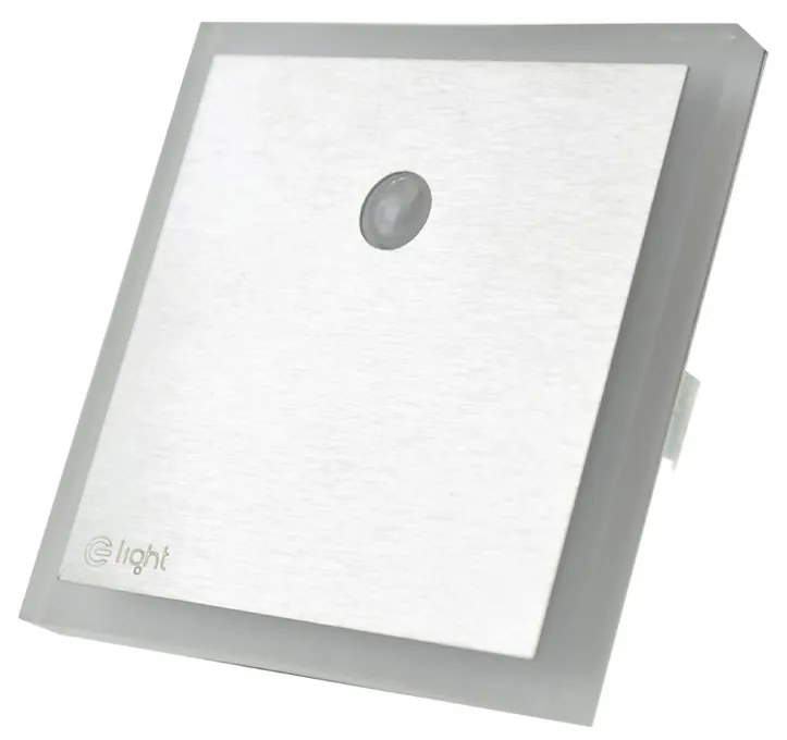 Schodiskové LED svietidlo Evo, 1x LED 0,6w, 6500k, s, pohybový senzor