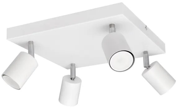 LED Bodové svietidlo TUNE 4xGU10/4,8W/230V biela