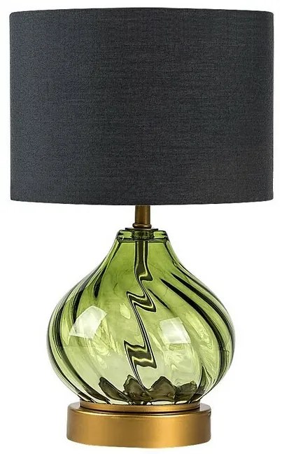 Rabalux 74033 dekoratívna stolná lampa Pirelo, E14, 1x max. 25W, fľaškovo zelená