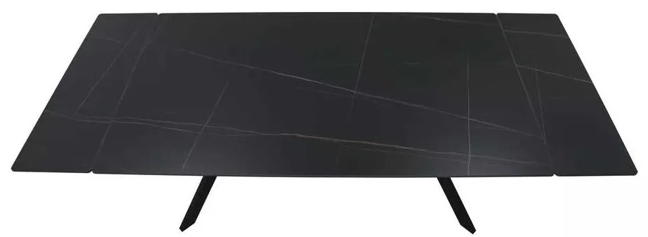 Jedálenský stôl Lumiere 180 x 90 cm, čierna
