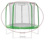 Marimex | Sada krytu pružín a rukávov pre trampolínu 244 cm - zelená | 19000779