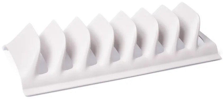 Stojan na taniere biela Polirop