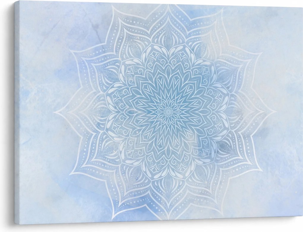 Obraz - Zimná mandala (70x50 cm)