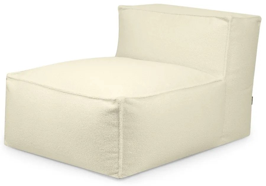 Svetlosivý sedací vak z textílie buklé Mass Open Modul 90 – SLOWDOWN