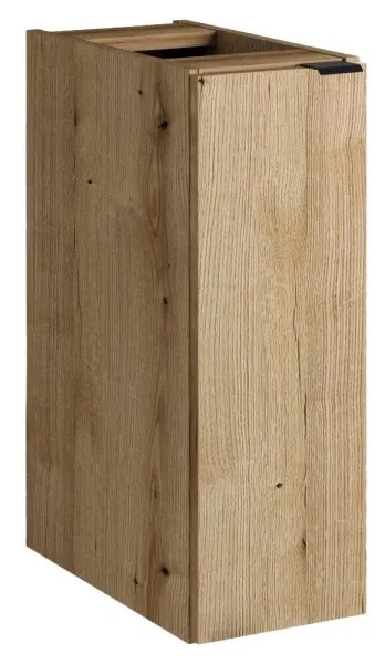 Kúpeľňová závesná skrinka vysoká Aruba 800 2D dub craft zlatý/biely lesk