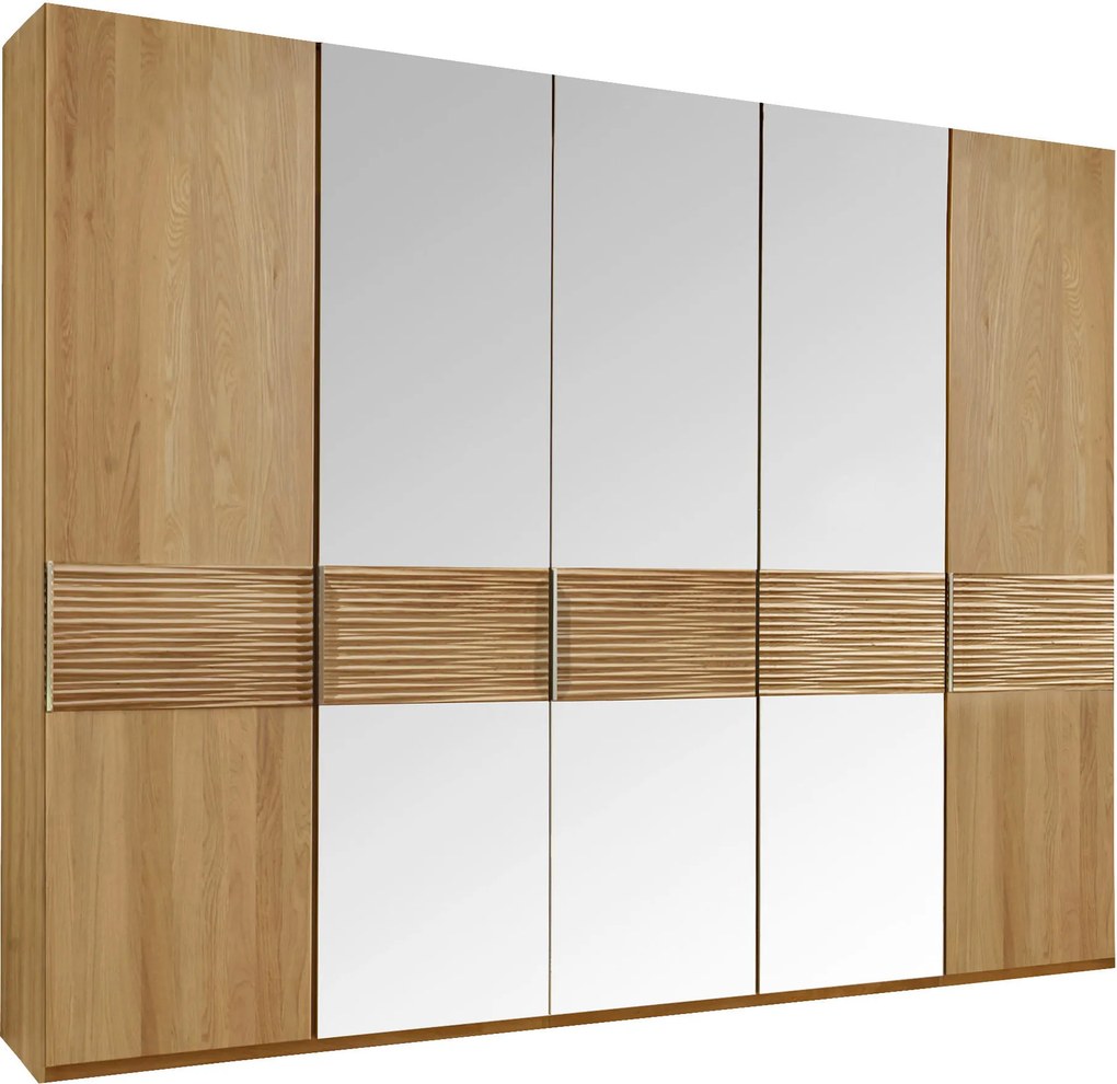 XXXLutz SKRIŇA S OTOČNÝMI DVERAMI, dub, farba duba, 250/216/58 cm Dieter Knoll - Skrine - 000442007219