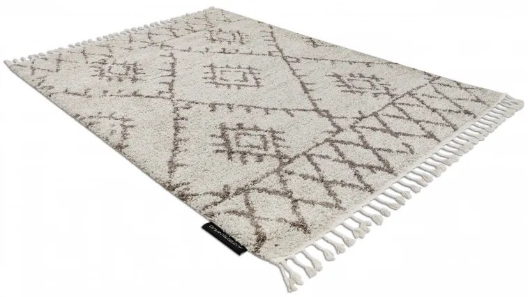 Dywany Łuszczów, Kusový koberec Berber Fez G0535 cream and brown, 180x270, béžová, obývacia izba