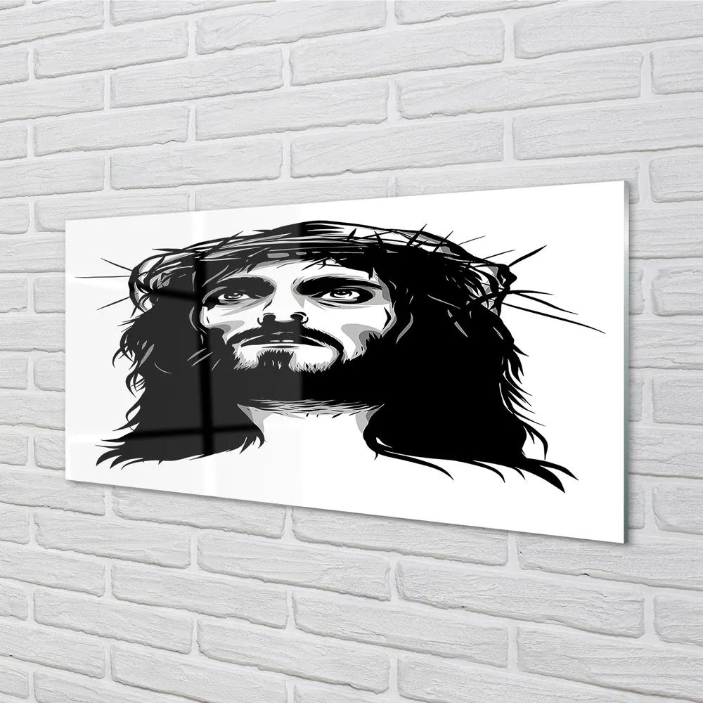 Nástenný panel  ilustrácie Ježiša 125x50 cm