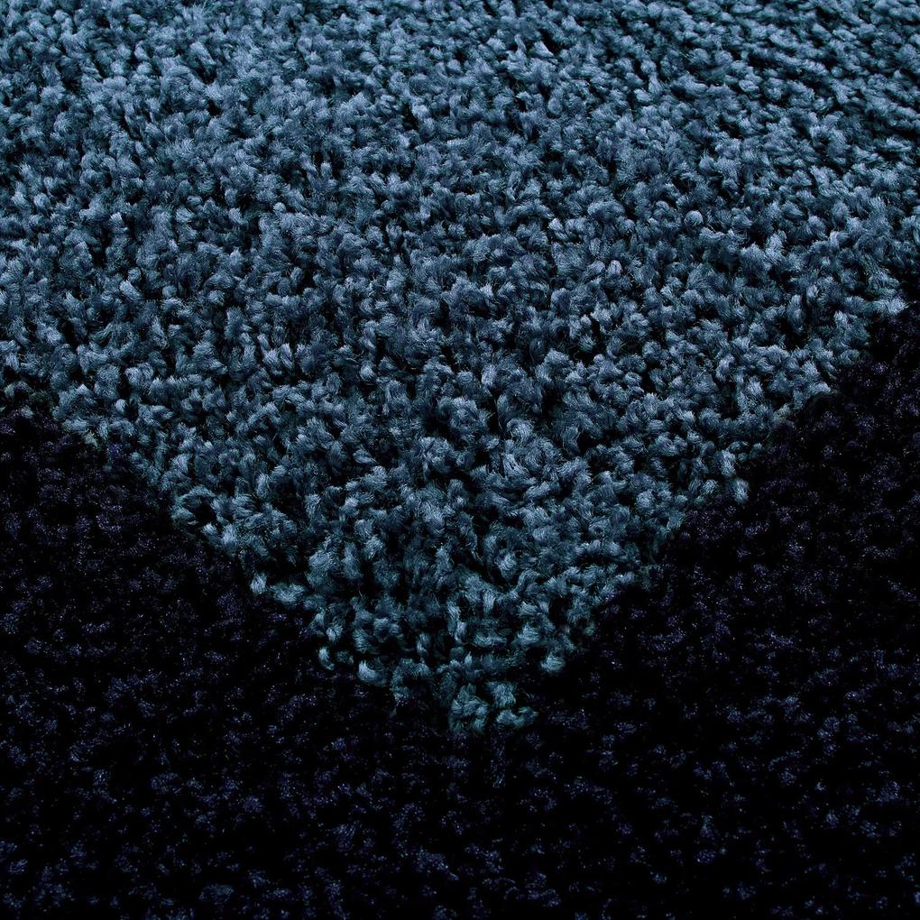 Ayyildiz koberce Kusový koberec Life Shaggy 1503 navy kruh - 160x160 (priemer) kruh cm