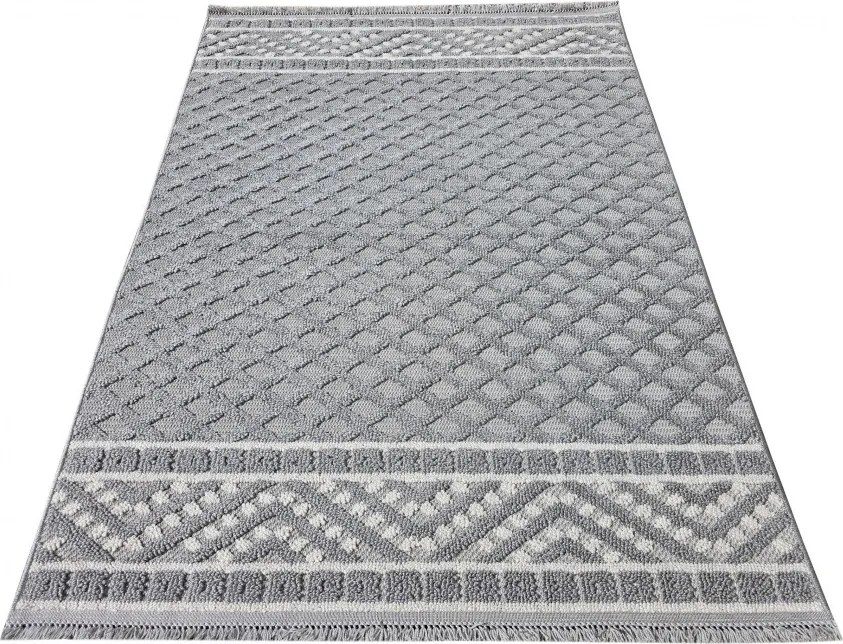 DC Koberec Milano 027 sivá krémová Rozmer: 160×220 cm