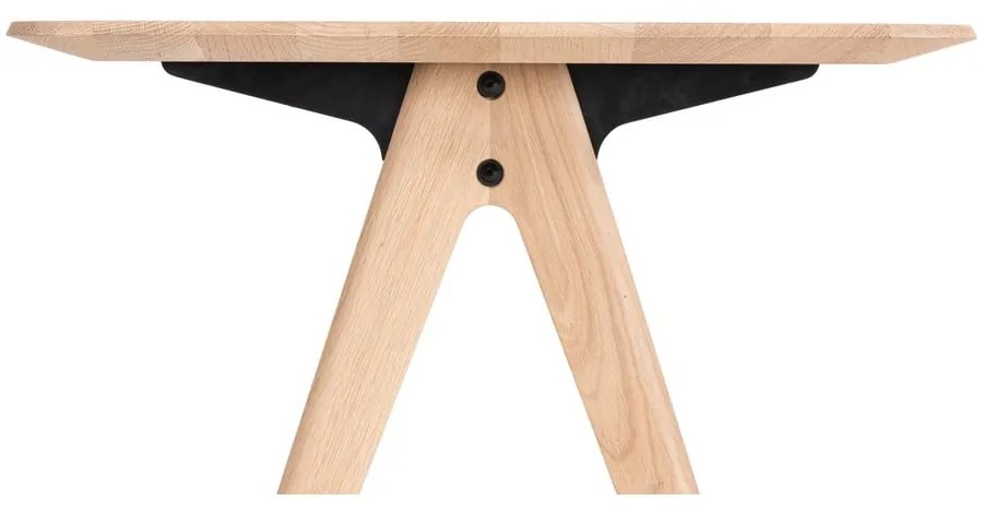 Pracovný stôl z dubového dreva 60x120 cm Ava – Gazzda